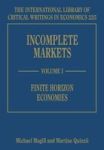 Incomplete Markets Hardcover