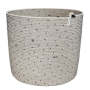 Cylinder Basket - Stitched Polka Dot - Extra-large