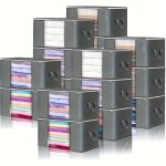1 3 5 Pcs Storage Bags 90L Blanket Clothes Organization And Storage Containers For Bedding Comforters Foldable Organizer With Re