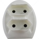3 Pin To 2 X 2-PIN Euro Adaptor