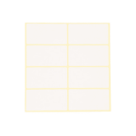 Self-adhesive Paper Labels 3.3 6.4CM Multi-use Sheets