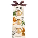 Iwori Premium Shimmer Bath Bomb Trio 3 Pack