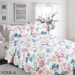 3 Piece Quilt Set Luxury HJXR-4 King - Luxury King
