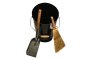 Kit Bucket Shovel Brush Negro Luko