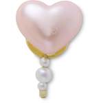 Pink Pearl Heart Jibbitz - Multi Osfa