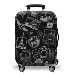 Printed Luggage Protector Cover - Bucket List Goals - Xlarge