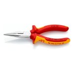Vde Plier Long Nose Round 160MM