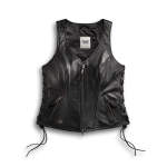 Women’s Avenue Leather Vest Side Lacing