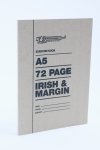 Freedom Stationary 72 Page A5 Irish & Margin Exercise School Book Pack Of 10