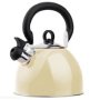 Stainless Steel Whistling Kettle 2.5 Ltr Cream