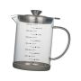 Cooking Oil Bottle Elegant Appearance With Lid And Filter Screen 1L