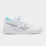 Reebok Men's Club C Revenge Mid II White teal grey Sneaker