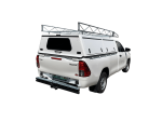 Mid Range Single Cab With Contractors Roof Rack Gz Aluminium Canopy For