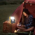 Solac Solar LED Work Light Rechargeable Waterproof
