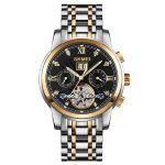 Skmei Automatic Mechanical Watch With Black Dial - Luxury Timepiece