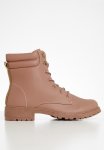 LaCie Lace Up Combat Boot - Pink
