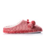 Donnay Plus Size Plush Heart Slipper - Coral