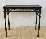 Metal Filigree Rectangular Table 74X85.5X45.5