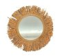 Natura L Round Framed 50 Cm X 50 Cm Seagrass Mirror