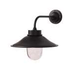 Sandhurst Metal Outdoor Wall Light Black Brass - Antique Brass