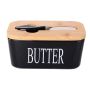 Butter Dish With Bamboo Lid