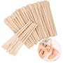 100pcs/400pcs Professional Spa And Home Use Wooden Wax Sticks For Hair Removal And Smooth Skin