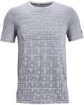 Men's Ua Seamless Wordmark Short Sleeve - Mod GRAY-011 XXL