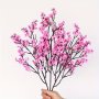 1PC Bouquet Of 30 Artificial Flowers Baby Breathing Pink Simulated Sky Star Flower Bouquet Fake Silk Flower Realistic Touch Suitable For Home Office Kitchen