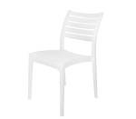 Rimini Chair Slatted - White