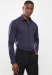 Polo Christian Slim Fit Long Sleeve Shirt - Navy