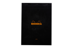 Rhodia Black Head Stapled Pad- A4 N19 – Blank