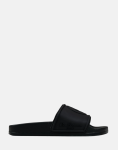 Ben Sherman Target Embossed Black Slides - UK11 Black