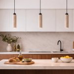 Eterna Travertine Round Pendant Light