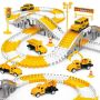 280-PIECE Construction Race Tracks For Kids Toys Building Railway Track Set