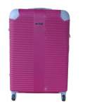 Smte 1 Piece Hard Outer Shell Luggage 23 Hot Pink With Keychain