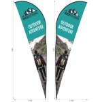 Legend 4M Sharkfin Double-sided Flying Banner Skin
