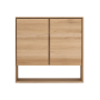 Oslo Vent 2 Door Sideboard - American Oak / Natural