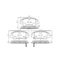Stone Brake Pad Set – Front SP88740
