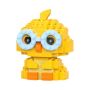124 Piece - Smart Chicken Building Block Figure - Yellow
