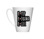 K-pop K-drama Coffee Mug - Conical Ceramic Cup For Korean Culture Fans