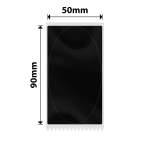 NB763 - - M2 M3 - 50X90MM - 85 Black Oval Labels