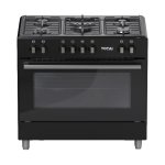 Totai 90CM 5 Burner Gas Stove With Gas Oven Matt Black