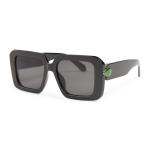Black Square Smoke Sunglasses