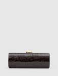 Adeline East West Hardcase Clutch - 0 Chocolate Croc