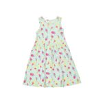 Older Girl Printed Cotton Dress