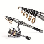 Compact And Powerful Carbon Telescopic Fishing Rod - Perfect For Saltwater Fishing