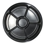 Platter Base Round With 6 Divisions Tray