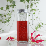 1.2 Litre Glass Jug With White Lid
