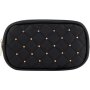 Clicks Black Cosmetic Purse Glam Rock Quilted With Gold Studs