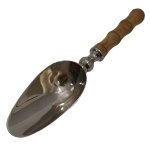 Bar Ice Scoop Round Wooden Handle 22 X 4.5CM
